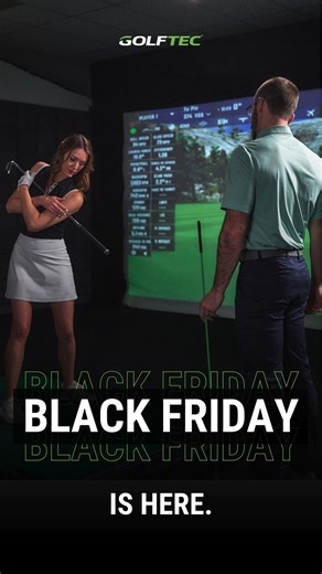 Take advantage of our best deals of the holiday season this Black Friday! Save $200 with our Silver Lesson Package and save $300 with our Gold Lesson Package. Learn more and purchase the right Lesson Package for you at shop.golftec.com! | GOLFTEC