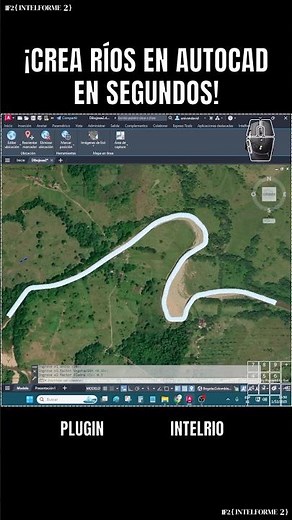 Plugin para crear ríos en #autocad #civil3d en segundos