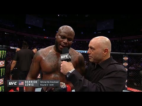 UFC 229: Derrick Lewis Octagon Interview