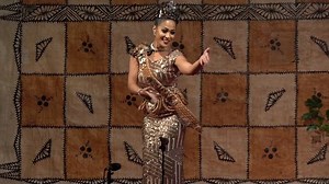 The beautiful Miss Heilala (Miss Tonga 2015-2016), Brittne Mahealani Fuimaono performing a Siva Samoa. Her mother is Tongan and father is Samoan and is seen dancing behind her. Video credit: Paula Moimoi Latu | We Are Samoa