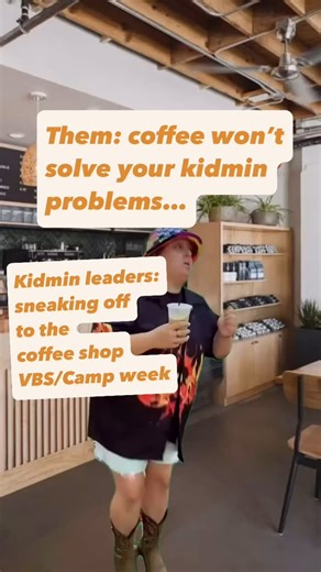 Kidmin Corinne | 😅Coffee won’t solve all our kidmin problems, but just let us enjoy the moment ok… 💬Comment “VBS” for a kit that really will solve most of... | Instagram