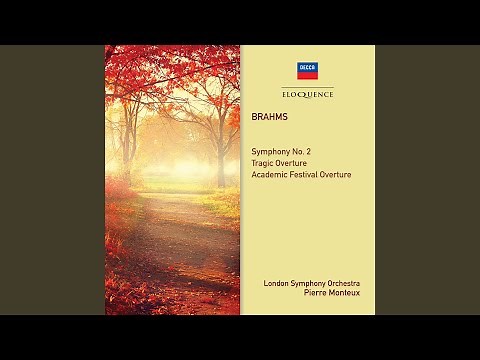 Brahms: Tragic Overture, Op. 81