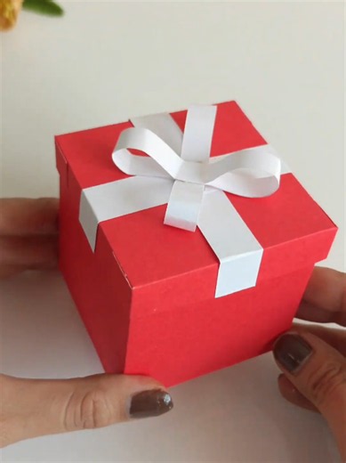 Easy Cute Gift Box Origami Tutorial | Simple Paper Gift Box