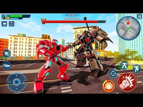 Robot City War: Car Robot Transform - Android Gameplay