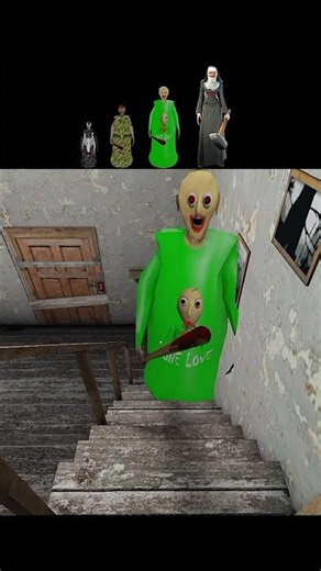 Small to Big ARMY EVIL NUN GRANNY Animation