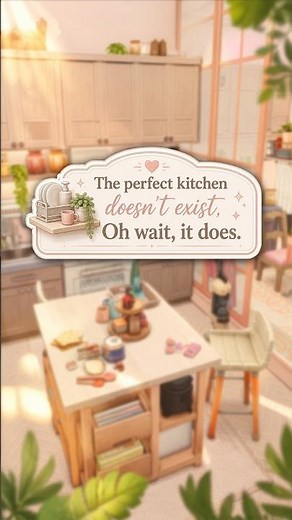 I Built the Coziest Kitchen in The Sims 4 #sims4 #simsbuild