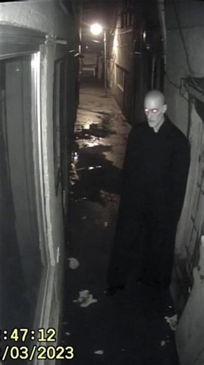 Vampire Caught On CCTV 📹 #shorts #mystery