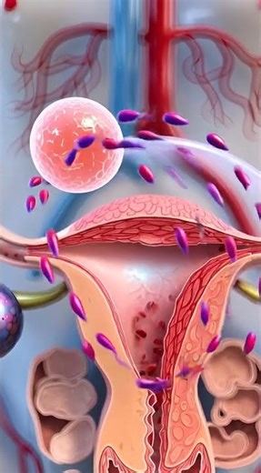 Menstrual Cycle in Ultra Realistic 3D Animation