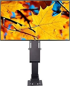 CO-Z Heavy Duty Motorized TV Lift Stand with Remote Control for Big Panel TVs 30'' to 60'' in Size Made of Extra Thick Steel