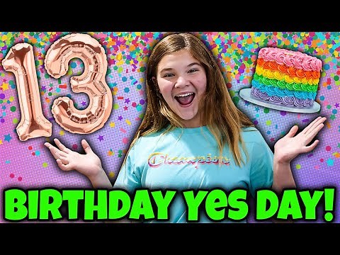 Carlie's A TEENAGER!! Birthday Yes Day And Opening Presents! She Was Shocked!