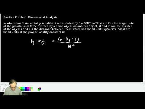 Introduction Dimensional Analysis Practice