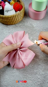 13K views · 252 reactions | Quick and easy pinwheel bow  #handmadebow #handmadebows #ribbonbow #ribbonbows #grosgrainrribbon #ribbonwork | Anjurisa | Facebook