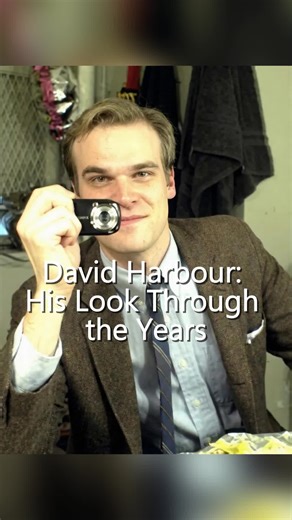 FROM BROADWAY TO HAWKINS TO HELLBOY... Witness his jaw-dropping transformation! 🔥 #davidharbour #strangerthings #hellboy #transformation #glowup