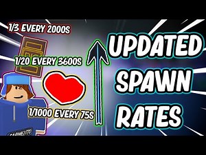 **UPDATED** All Item Spawnrates | A Universal Time | Roblox