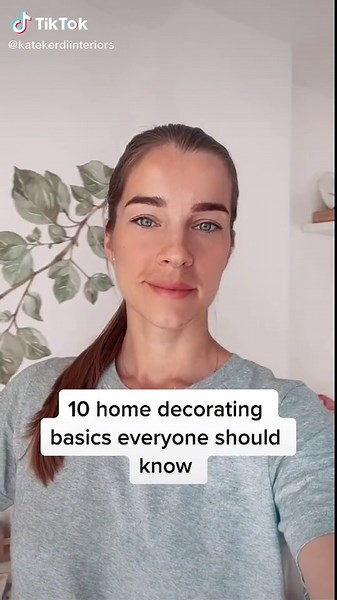 10 home decorating basics everyone should know. #interiordesign #interiordesigntips #homedecor #katekerditips