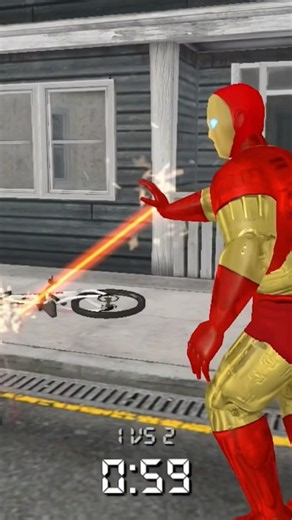 Iron man vs the mandarin (infinite lives) #marvel #ironman #superhero #infinitelives