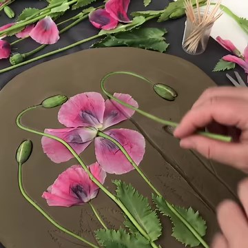 Plaster casting art using real flowers!🌸 | MetDaan Fashion