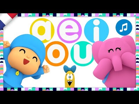 AEIOU UOIEA ! | Pocoyo en Français | Comptines pour Bébés | Apprendre les Voyelles