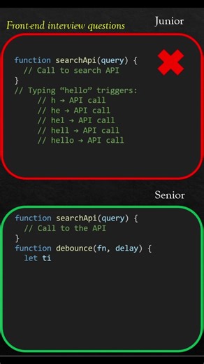 ✅ Debounce - you must implement if you don't want your application to be under perform #shorts #js