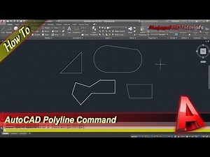 AutoCAD Polyline Command Tutorial For Beginner