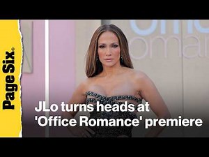 Jennifer Lopez turns heads in nude illusion gown for 'Office Romance' premiere red carpet
