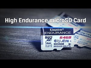 High Endurance microSD Card for dash cams, security cameras – Kingston Technology