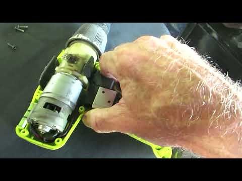 Ryobi cordless drill trigger repair