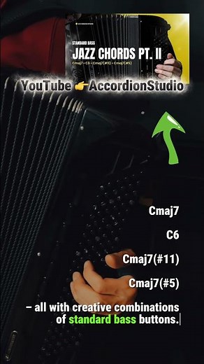 Jazz Chords on Accordion - Standard Bass Hack!