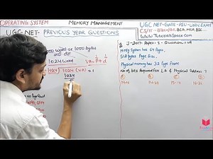 Ugc net operating system previous questions On Memory Management