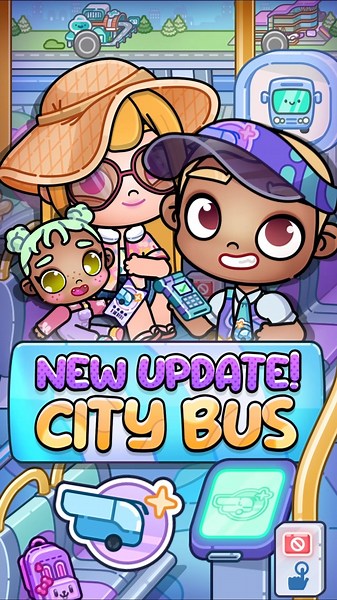 The #avatarworld CITY BUS is here!!! 🚏🚐 #pazu #avatarworldgame