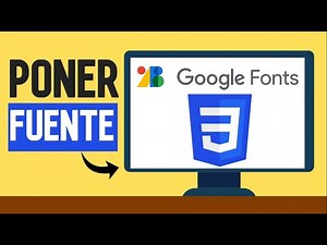 👉 COMO poner una FUENTE de Google Fonts en CSS 😱