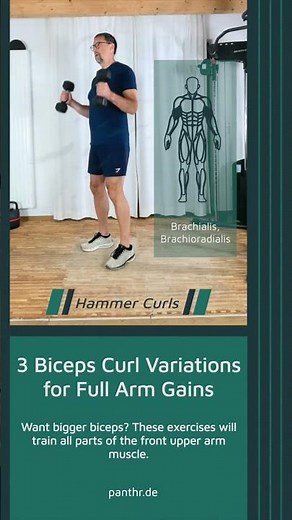 3 Biceps Curl Variations for Full Arm Gains