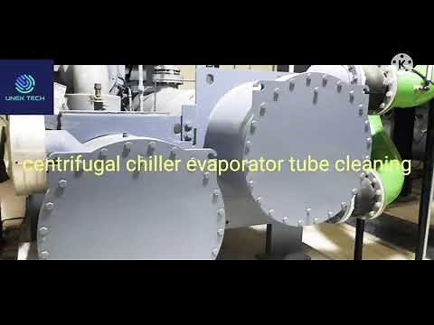 centrifugal chiller evaporator tube cleaning