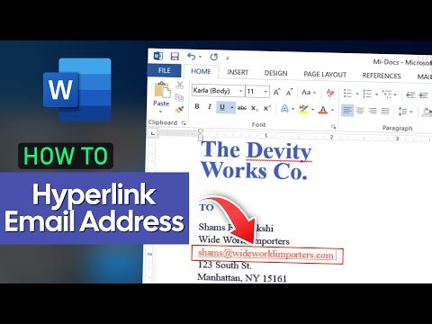 How to Hyperlink an Email Address in Microsoft Word (Quick & Easy)