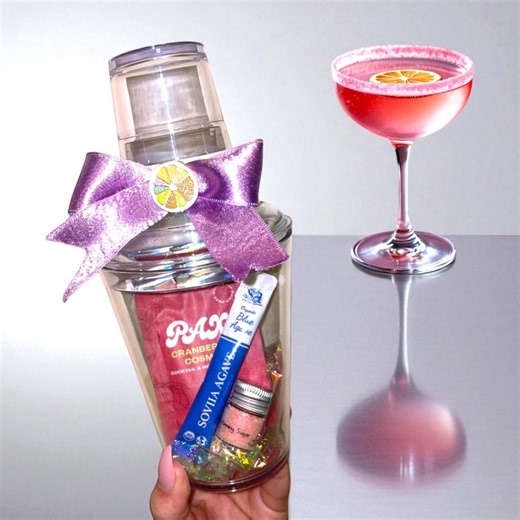 Skinny Cosmo Cocktail Shaker Kit or On-the-go Gift Box - Etsy