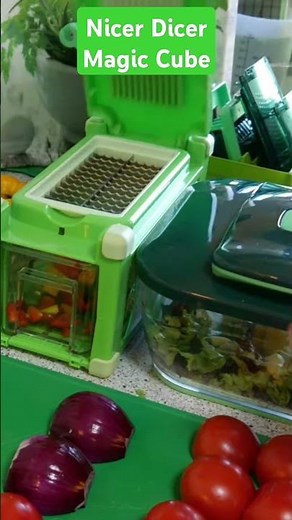 Nicer Dicer Magic Cube 2 Salate Nicer Dicer Chef #nicerdicer #magiccube #nicerdicerchef