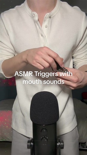 ASMR Triggers with soft mouth sounds #asmr #asmrsounds #sleep #boyfriend #fyp