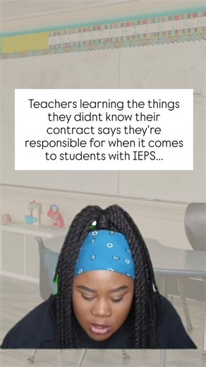 Mariah Choate | School Psychologist & Advocacy Educator on Instagram: "Gen ed teachers might think your contract is just about lesson plans, yard duty, and grading… but when it comes to students with IEPs, the legal expectations go much deeper — and they’re in your contract AND federal law. 👇 👉 Under IDEA (federal special education law), if a student with an IEP is or may be participating in the general education classroom, you must be included as a member of the IEP team and participate in de