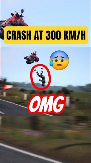 IOMTT High Speed Motorcycle Crash At 300 KM/H! #crash #motorcycle