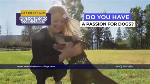 Animal Behavior College TV Spot, 'Start Your Dog Trainer Dream Career'
