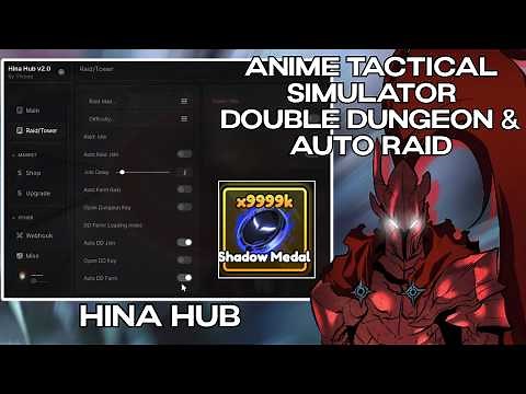 Anime Tactical Simulator Script (Auto Double Dungeon, Auto Raid, Auto AFK GRIND AND MORE)