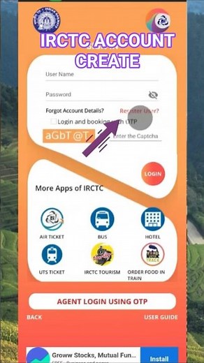 IRCTC Account Kaise Banaye|IRCTC Rail Connect App| #shorts #ytshorts #irctcaccount #ticket #trending