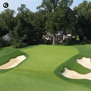 "One of the most iconic par-3s in all of golf." A closer look at the 10th hole on Winged Foot West. | GOLFTV