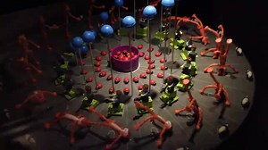 14K views · 594 reactions | Toy Parade Zoetrope! Tiger somersaults, lego baton twirling, ladybugs spawn only to be crushed by balls and the parade goes on. | Exploratorium | Facebook