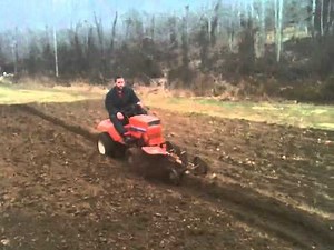 Gravely 8122 with rotary plow