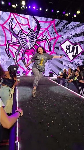 Wwe Aj Lee Entrance #nyc #2026 #shorts #wrestling #cosplay #entertainment #wwe