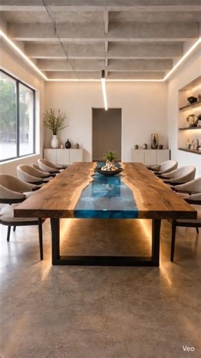 Luxury Epoxy River Table Showroom Transformation 🪵✨ ‪@ShivrajjShelters‬ #viral #viralshorts