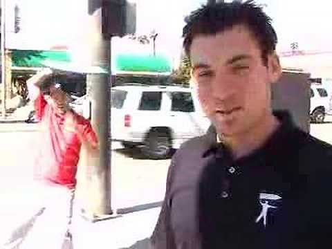 Streetcorner sign spinning