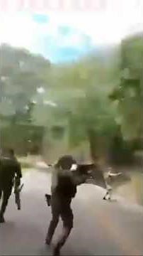 🔥🚓Under fire: how the Jungle Commando reacted during an attack!!! #jungle #police #commando #shorts