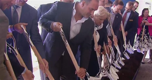 Construction groundbreaking held at former Northville Downs site